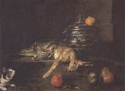 Jean Baptiste Simeon Chardin Partridge and hare cat china oil painting artist